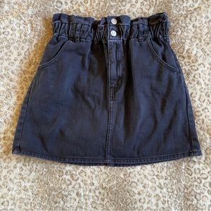 PacSun Black Denim Mini Skirt Size Small